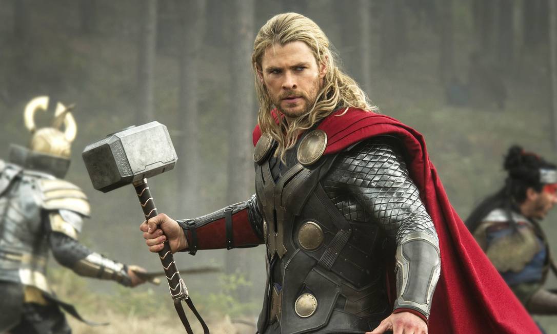 Chris Hemsworth em 'Thor: O mundo sombrio' Foto: Divulgação