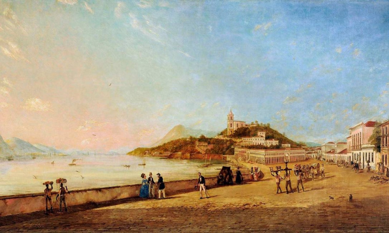 Glória. Pintura de Pieter Godfried Bertichen, 1856. Foto:  