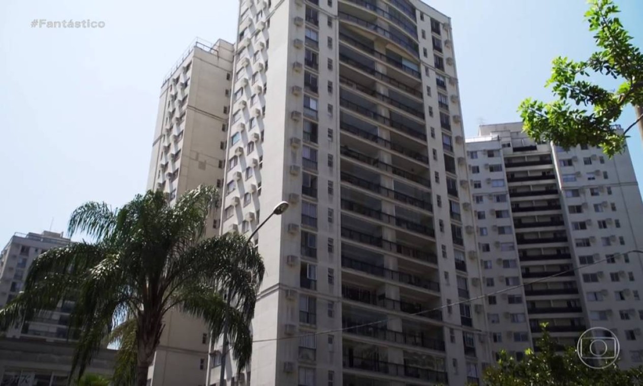 Edifício Majestic, na Barra da Tijuca, Zona Oeste do Rio, onde o menino Henry vivia com a mãe e o padrasto Foto: Reprodução / TV Globo
