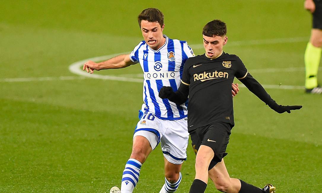 Pedri, meia, 18 anos - Espanha Foto: ANDER GILLENEA / AFP