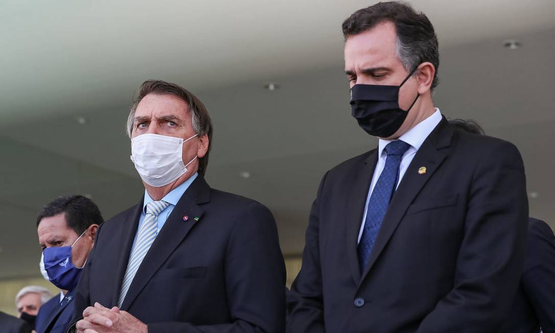 Bolsonaro se afasta, e Pacheco assume interlocução com governadores no combate à pandemia Foto: Marcos Correa / Divulgação