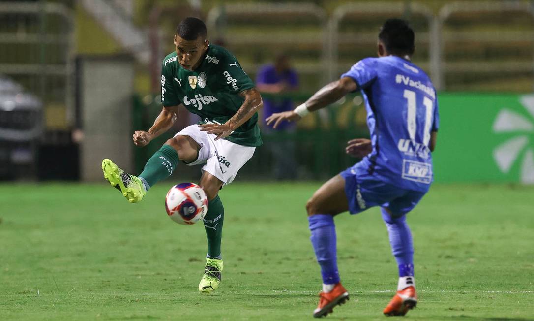 Palmeiras e São Bento jogaram em Volta Redonda pelo Campeonato Paulista Foto: Cesar Greco/Palmeiras