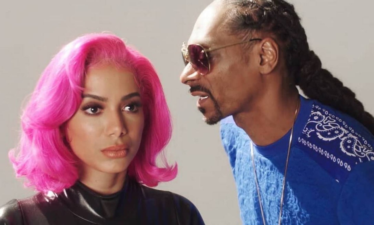 Snoop Dogg: trabalharam juntos duas vezes em 2019, em "Onda Diferente" (2019), parceria com Ludmilla, e "Little Square UbitchU", para o álbum do rapper lançado no mesmo ano. Foto: Reprodução