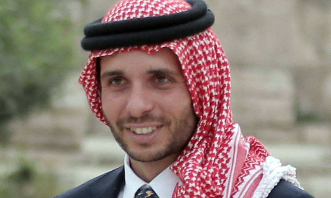 O ex-príncipe herdeiro da Jordânia, Hamzah Bin Hussein Foto: KHALIL MAZRAAWI / AFP