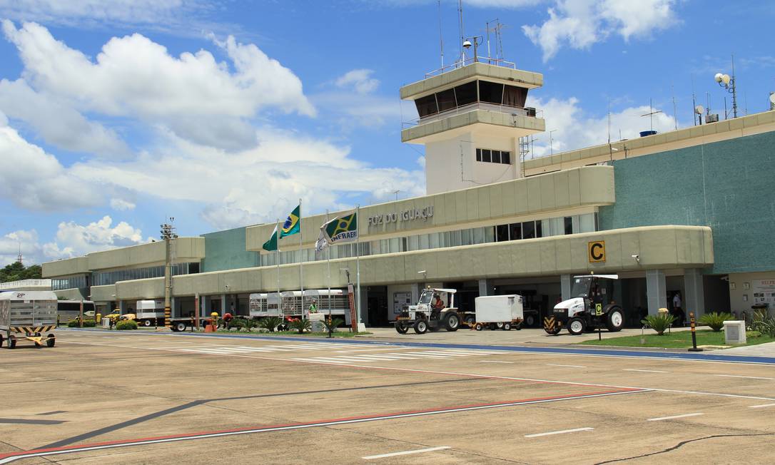 Aeroporto Internacional de Foz do Iguaçu, que será leiloado Foto: Infraero / Infraero/Divulgação