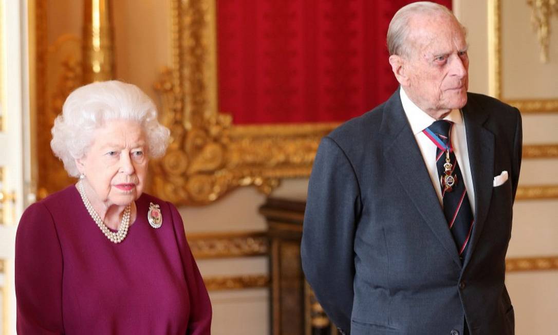 Rainha Elizabeth e príncipe Philip em 2019 Foto: Jonathan Brady/Reuters