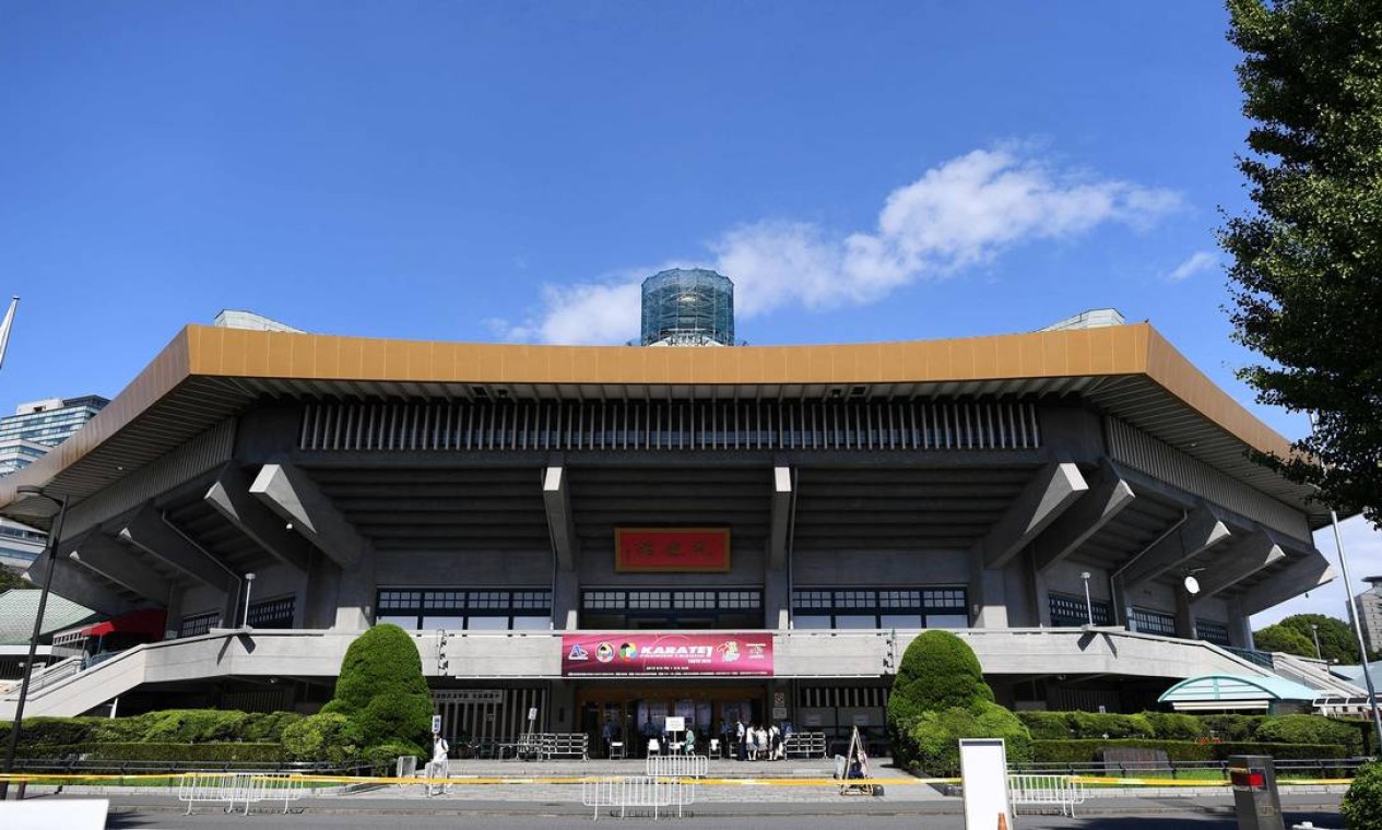 Nippon Budokan, palco das competições de artes marciais Foto: CHARLY TRIBALLEAU / AFP - 07/09/2019