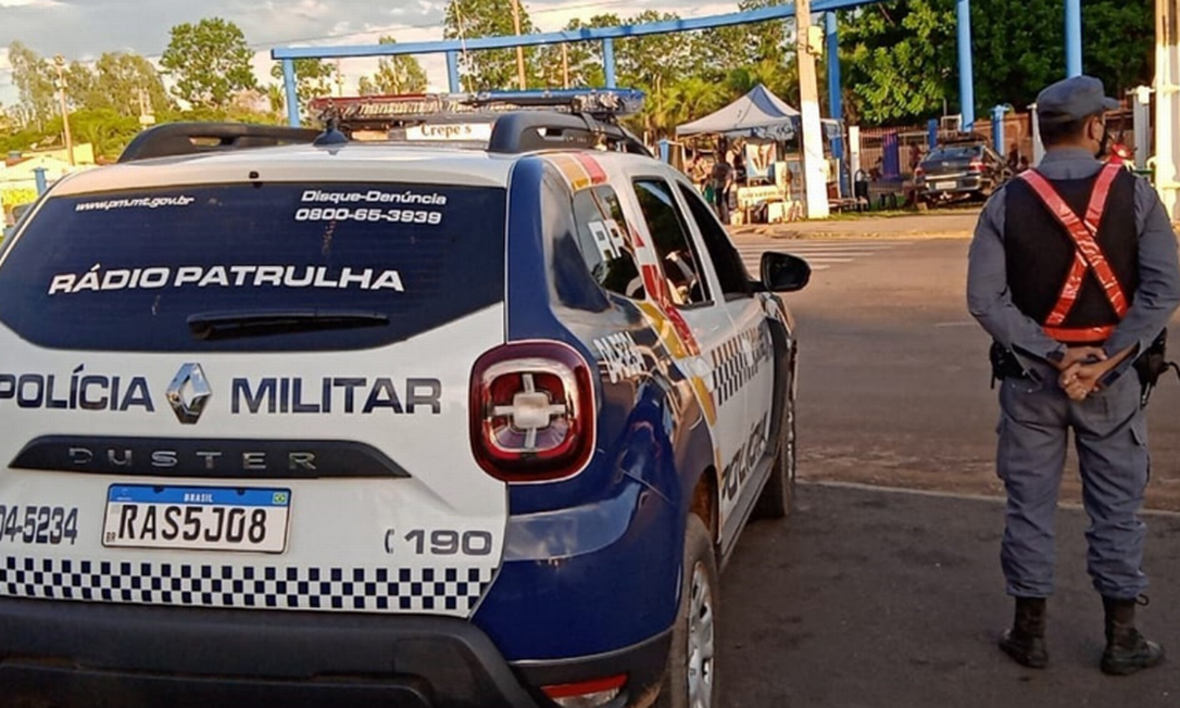 Viatura da Polícia Militar de Mato Grosso Foto: Divulgação
