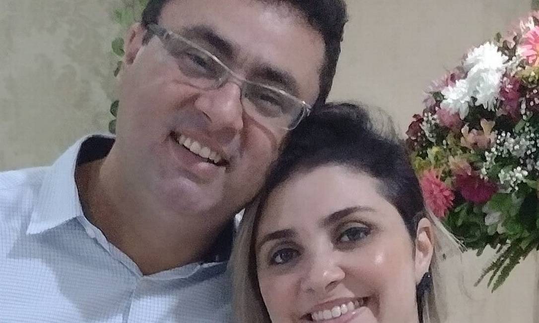 A enfermeira Mariana Gonçalo e o marido, Marcelo Machado. Foto: Arquivo pessoal