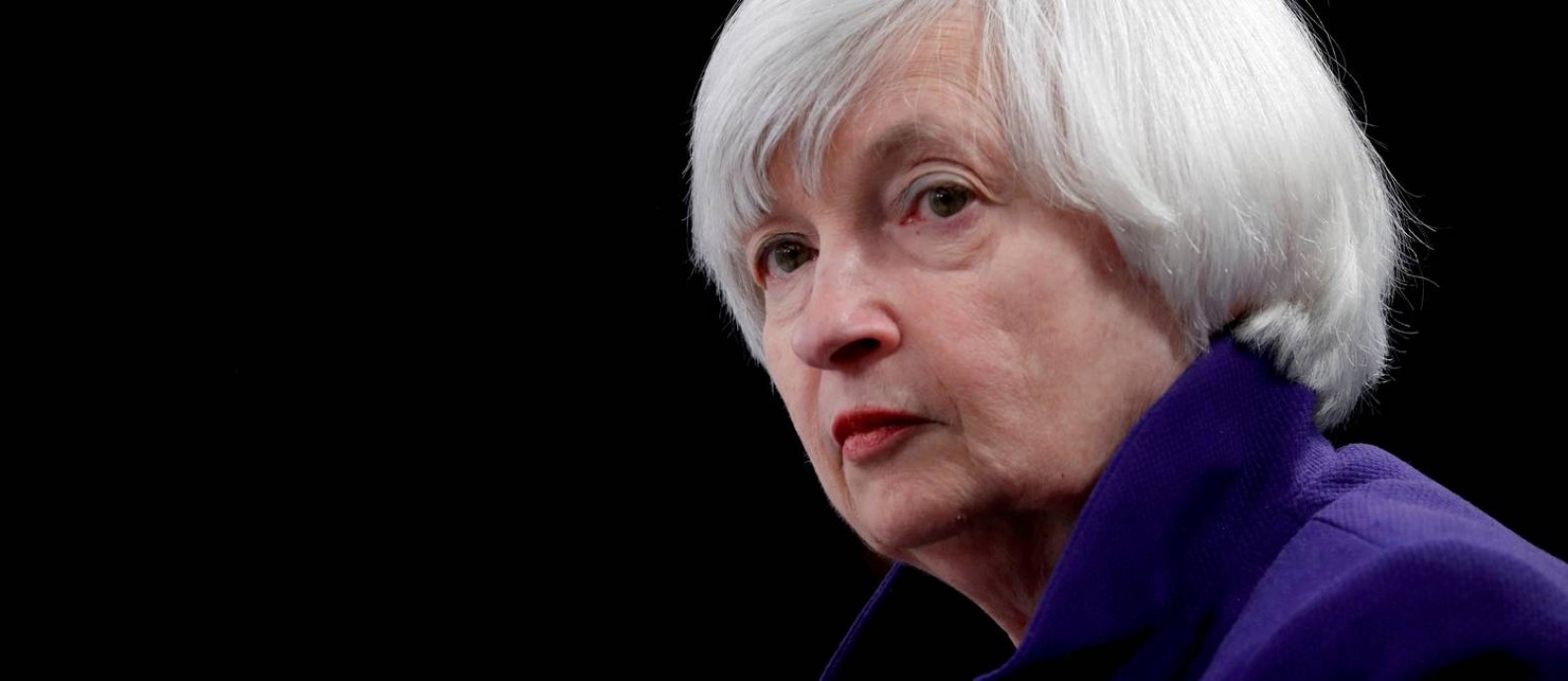 Janet Yellen, secretária do Tesouro dos EUA: mais gasto público e impostos Foto: Jonathan Ernst / REUTERS