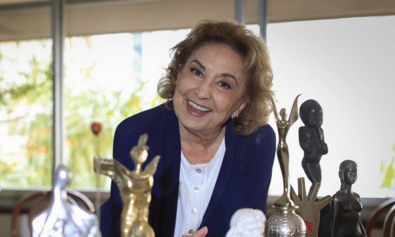 A atriz Eva Wilma morreu aos 87 anos, de câncer no ovário, em maio Foto: Edilson Dantas / Agência O Globo