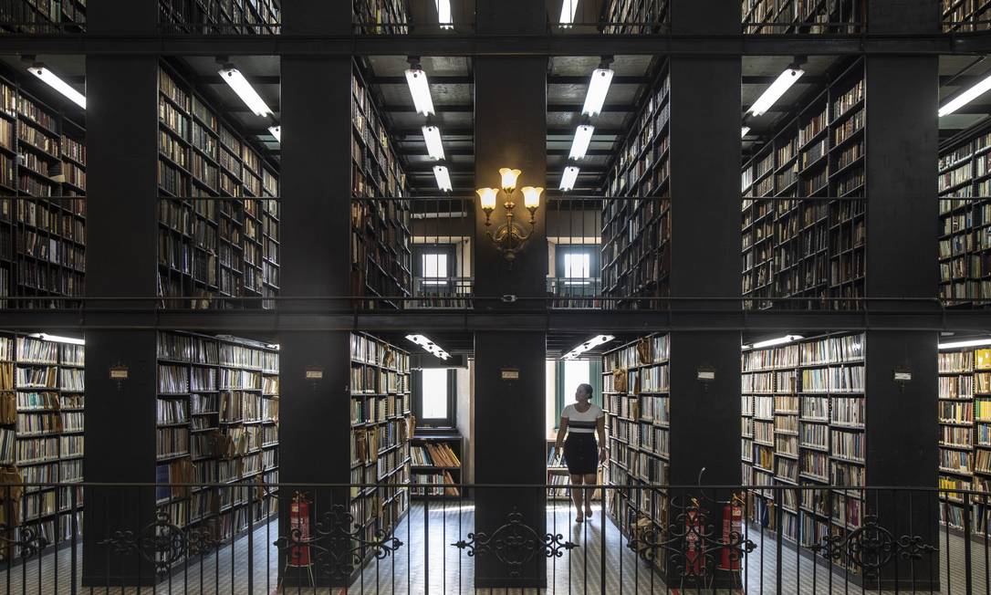 Interior da Biblioteca Nacional, no Rio de Janeiro Foto: divulgaçao