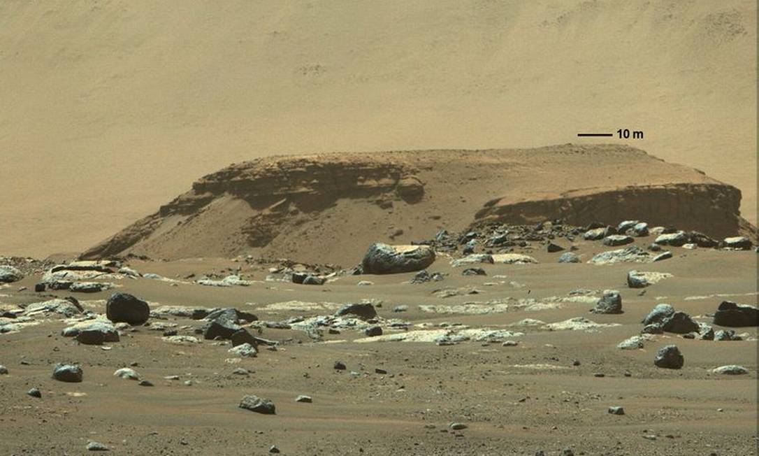 Perseverance se desloca na superfície de Marte
5/3/2021 NASA/JPL-Caltech/via REUTERS Foto: Handout . / Via REUTERS