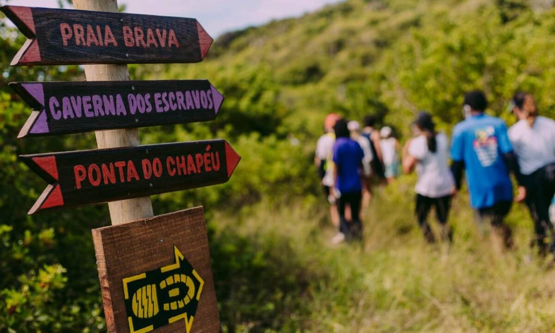 Com sete quilômetros, primeiro trecho da trilha Trans Cabo Frio foi inaugurado na região da Boca da Barra Foto: Divulgação
