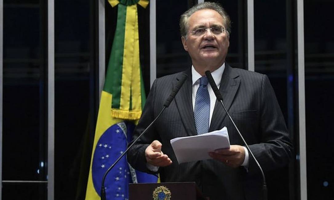 Renan vem criticando de forma reiterada atuação do governo federal durante a pandemia Foto: MARCOS OLIVEIRA/AGÊNCIA SENADO