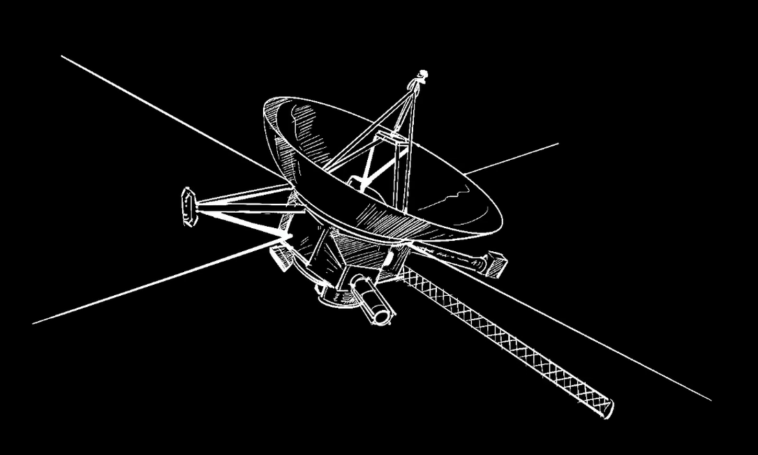Ilustração mostra conceito de sonda interestelar a ser lançada pela Nasa Foto: APL-JHU