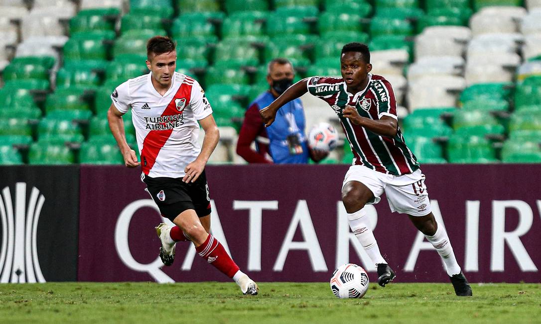 Após empate com o River, Fluminense faz segundo jogo na Libertadores contra o Santa Fé Foto: LUCAS MERÇON / FLUMINENSE