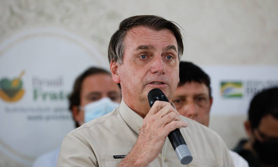 O presidente Jair Bolsonaro participa de cerimônia em Manaus Foto: Alan Santos/Presidência/23-04-2021