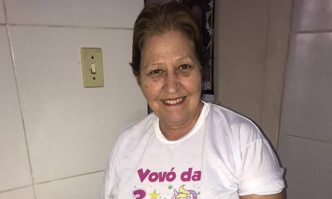 A dona de casa Sonia Bias da Silva no aniversário de 3 anos de sua neta. Foto: Arquivo pessoal 