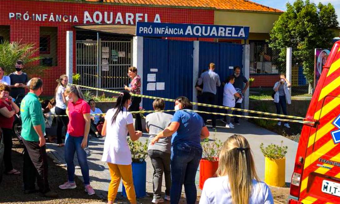 Escola Pró Infância Aquarela na cidade de Saudades, em Santa Catarina Foto: iShoot / Agência O Globo