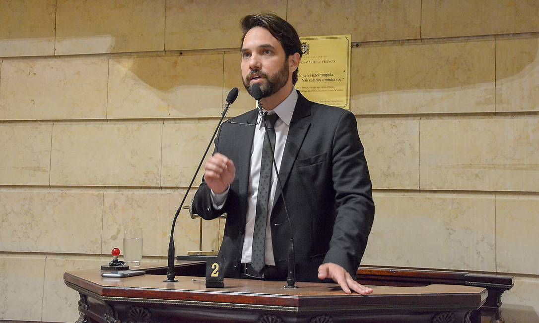 Jairinho em discurso na Câmara dos deputados Foto: Renan Olaz / Agencia O Globo 