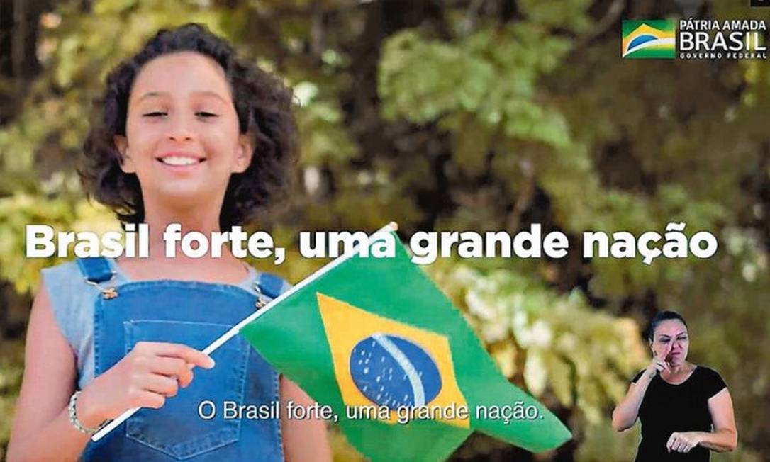 O Brasil forte Uma grande nação Foto: Reprodução