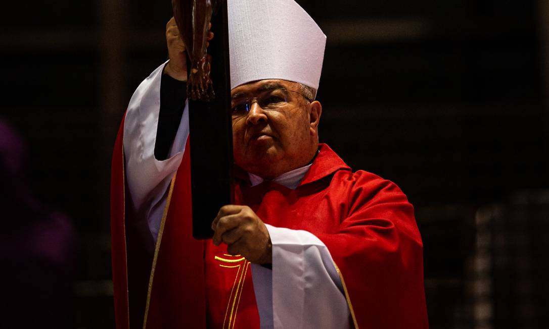 O arcebispo do Rio, Dom Orani Tempesta Foto: Hermes de Paula / Agência O Globo / 02-04-2021
