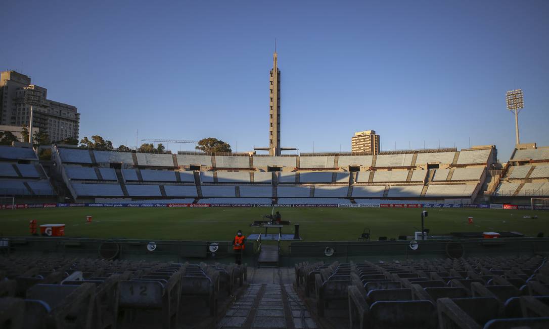 Combate à pandemia foi decisivo para a escolha do Estádio Centenário, em Montevidéu Foto: GETTYLATPOOL1 / Pool via REUTERS