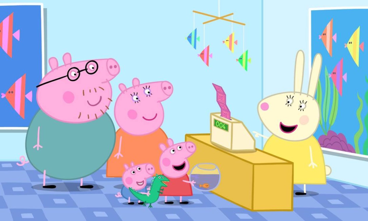 O popular desenho Peppa Pig, do Discovery Kids Foto: Divulgação