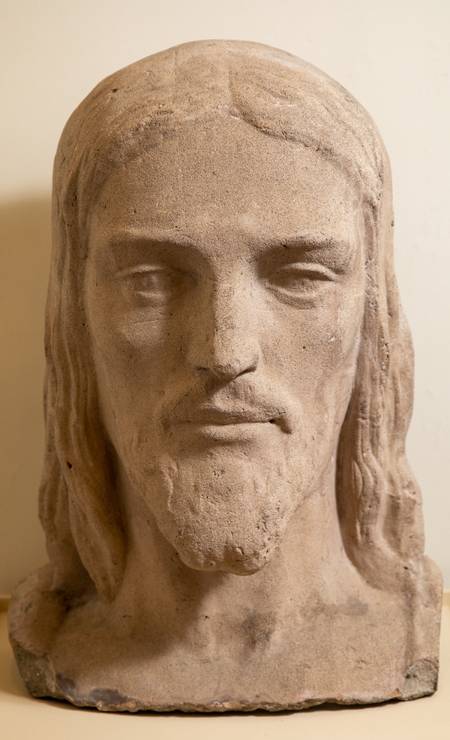 Estudo para a cabeça do Cristo Redentor, de Paul Landowski. Foto: Ana Branco / Agência O Globo