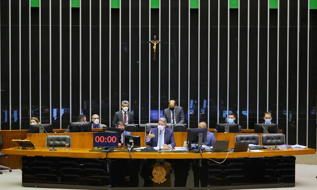 Votação da MP da privatização da Eletrobras no plenário da Câmara Foto: Pablo Valadares / Agência Câmara