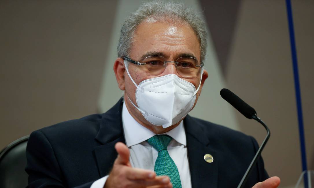 O ministro da Saúde, Marcelo Queiroga Foto: ADRIANO MACHADO / REUTERS