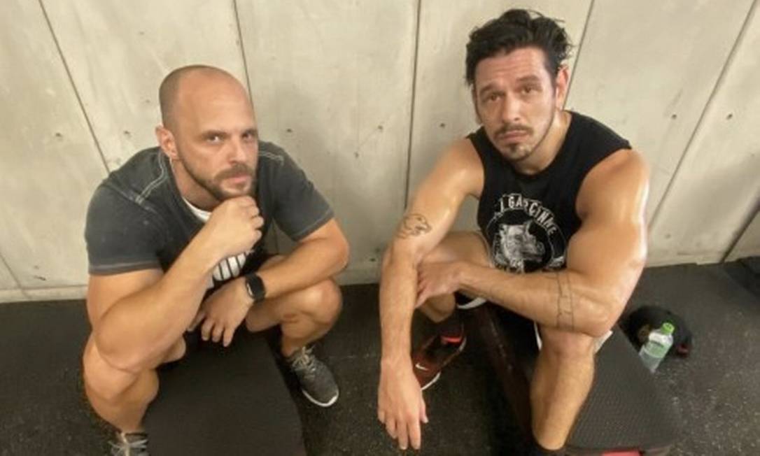 Ricardo Lapa e João Vicente de Castro Foto: Arquivo pessoal