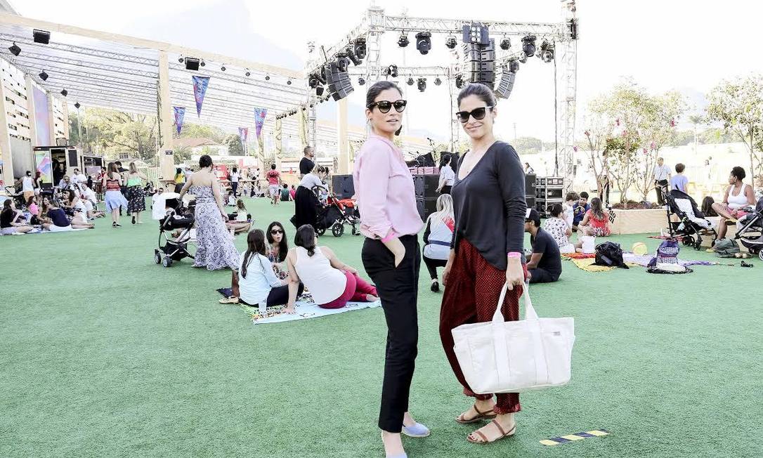 Renata Vasconcellos e Lanza Mazza Foto: Reprodução