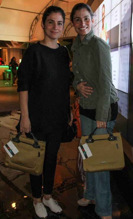 Lanza Mazza e Renata Vasconcellos Foto: Silvia Barcellos