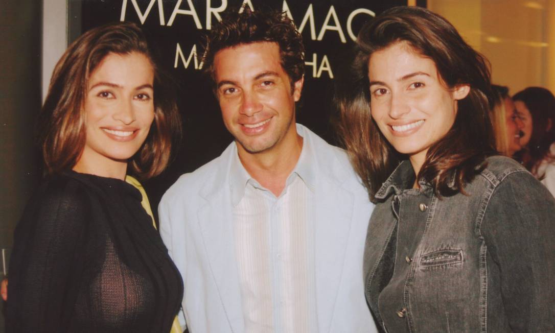 Renata Vasconcellos e Lanza Mazza com Fernando Torquato Foto: Antonio Kampffe