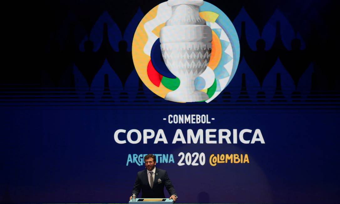 O presidente da Conmebol, Alejandro Dominguez Foto: Luisa Gonzalez / REUTERS