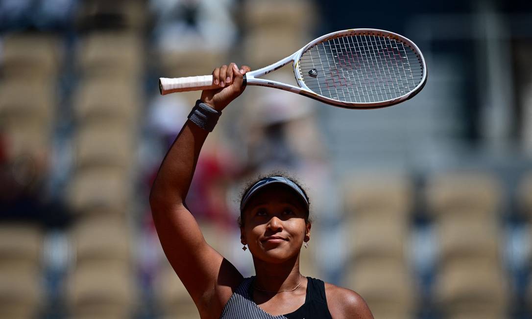 Naomi Osaka abandona o torneio de Roland Garros após vitória na estreia Foto: MARTIN BUREAU / AFP