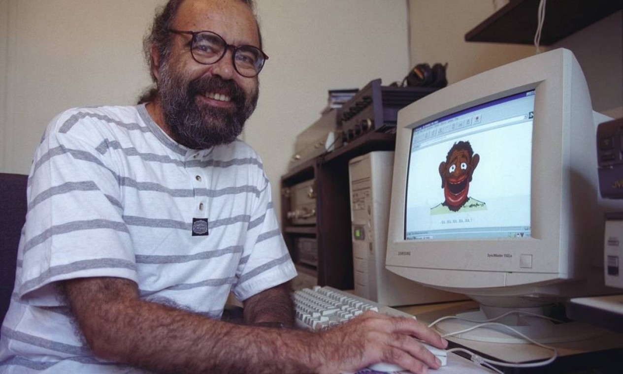 O cartunista e ilustrador Mariano morreu por suspeita de um AVC. Foto: Jorge William / Agência O GLOBO