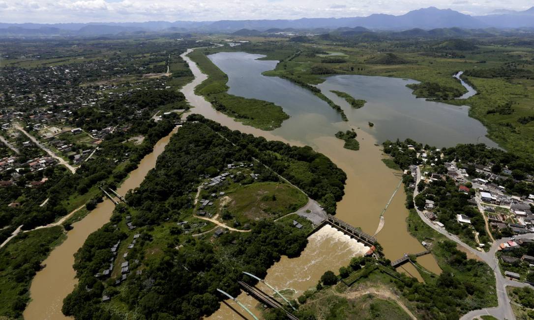 Por falta de saneamento, rios desembocam com esgoto no Reservatório do Guandu, da Cedae Foto: Custódio Coimbra em 03-03-2021 / Agência O Globo