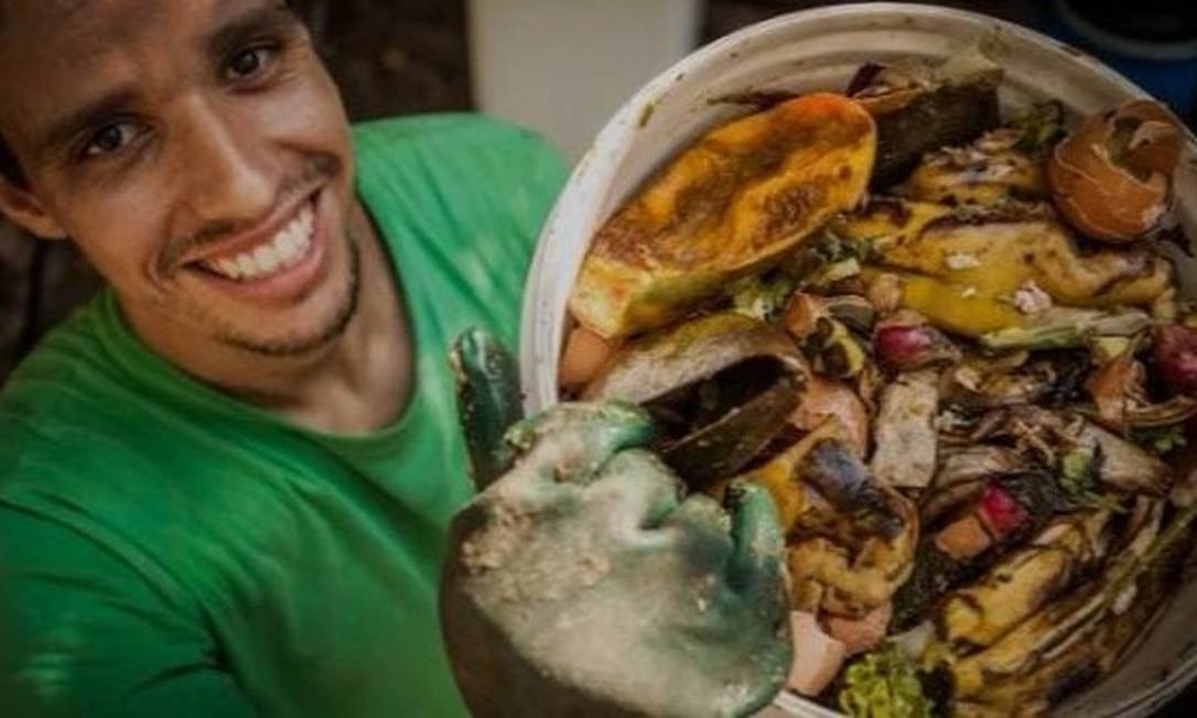 O engenheiro ambiental Lucas Chiaabi: 'As pessoas acham que o lixo não tem valor' Foto: Arquivo pessoal