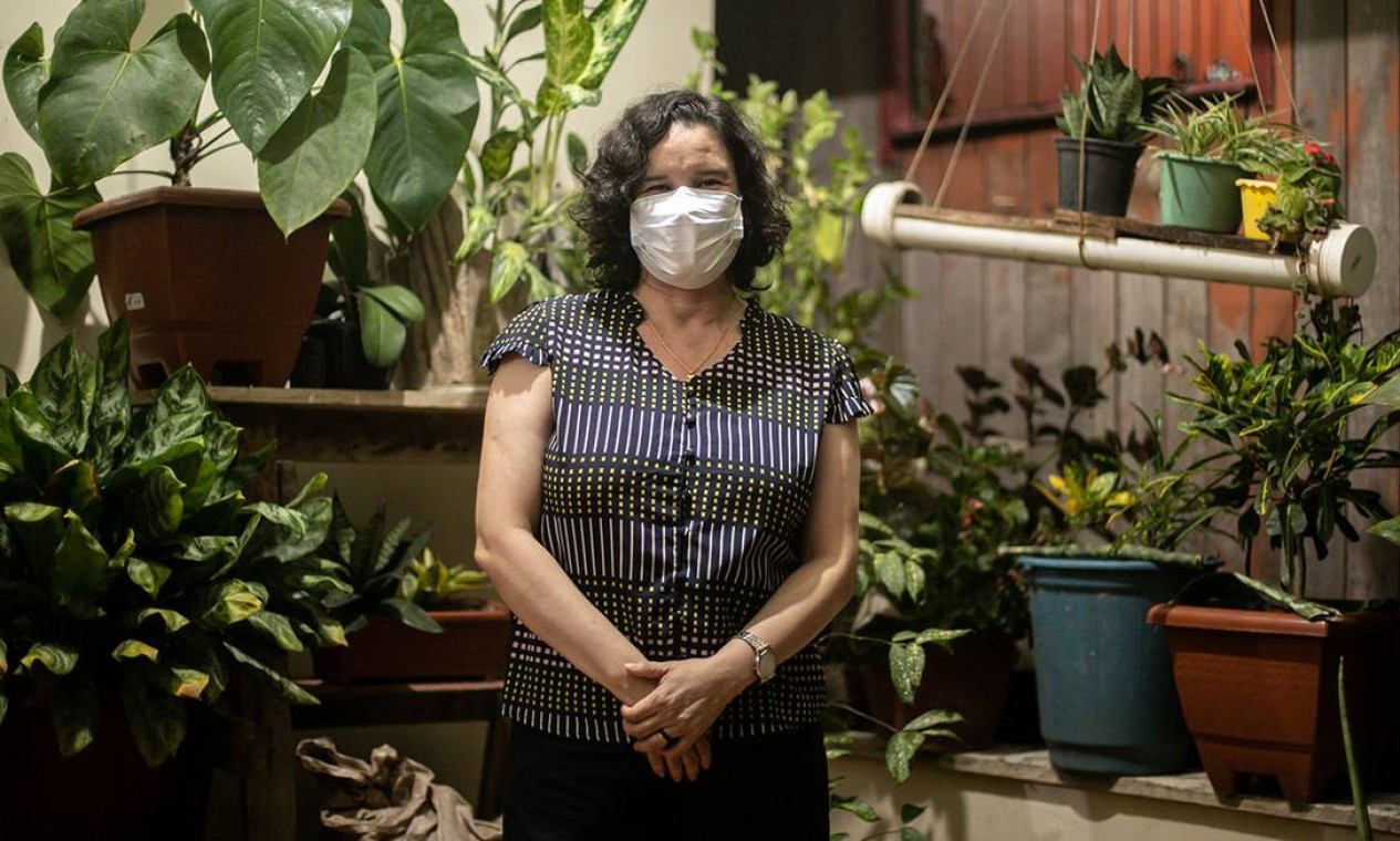 Dionéia Ferreira, ativista e pesquisadora da proteção da Mata Atlântica e contra os desmatamentos da região. Foto: Brenno Carvalho / Agência O Globo.