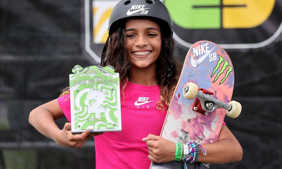 Risa Leal, appena 13 anni, ha conquistato il secondo posto nel dew tour e il secondo nella classifica mondiale Foto: Sean M. Hafey/AFP