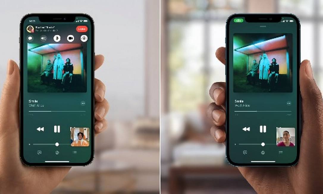 Apple vai permitir compartilhar músicas e conteúdo de streaming via Facetime Foto: Divulgação