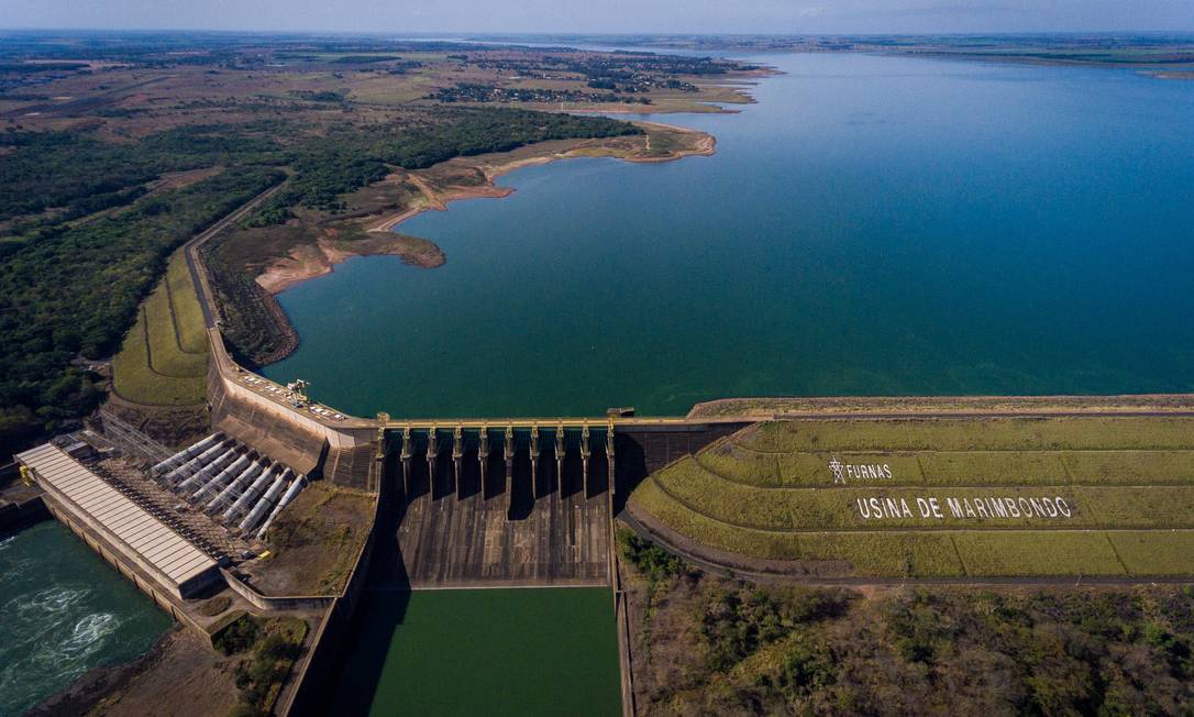 Localizada na divisa de São Paulo e Minas Gerais, a hidrelétrica tem capacidade para produzir 1.440 megawatts Foto: Ferdinando Ramos / Agência O Globo