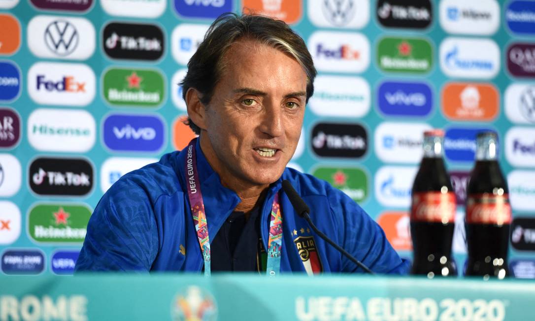Roberto Mancini, Ct Italia Foto: UEFA / HANDOUT / AFP