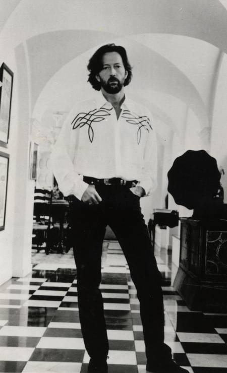 Eric Clapton nos anos 80 Foto: Divulgação