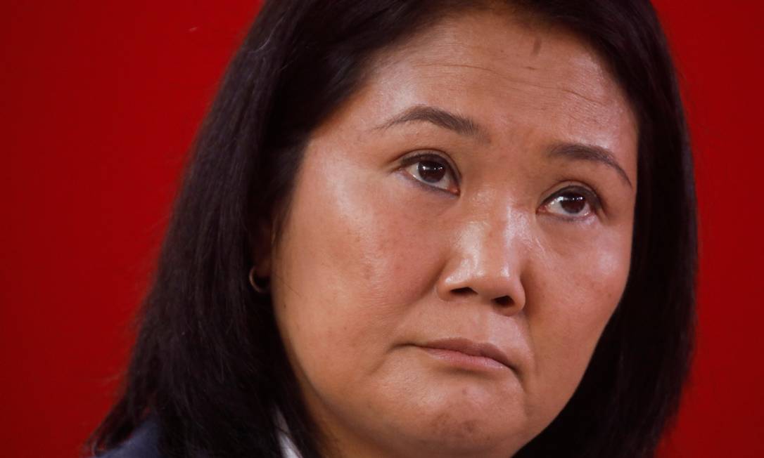 A candidata à Presidência no Peru Keiko Fujimori em Lima em 17 de junho de 2021 Foto: Sebastian Castaneda / Reuters