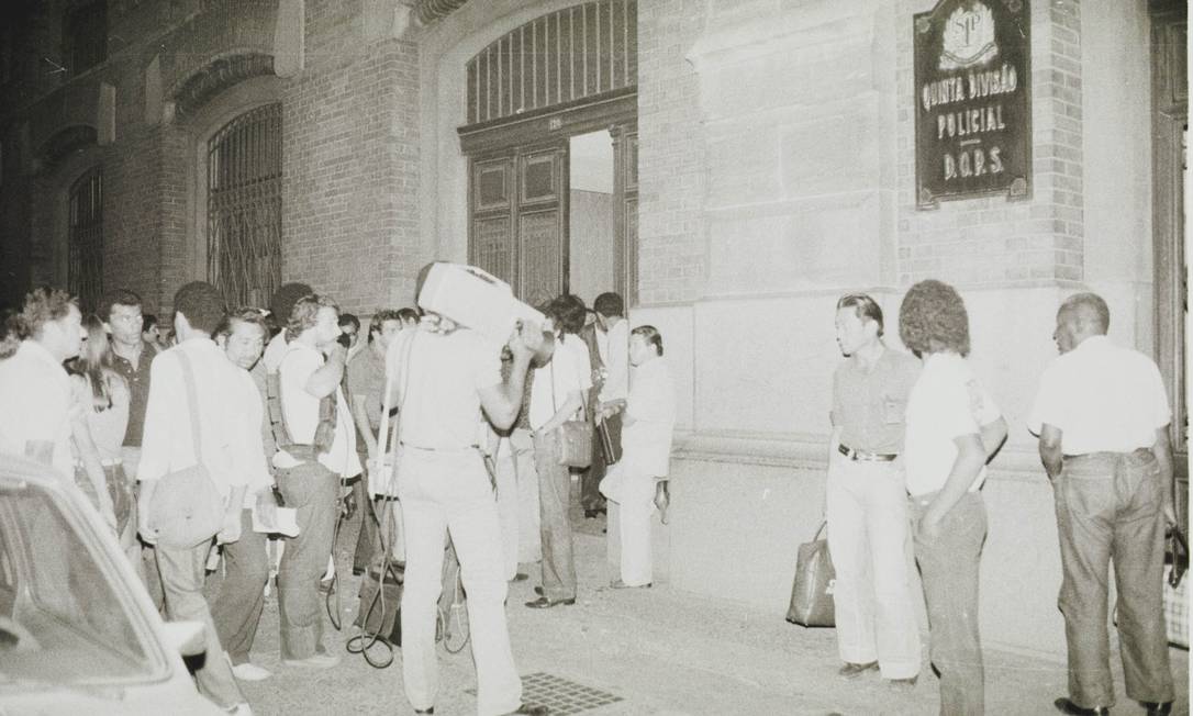 Sede do Deops, em São Paulo, recebeu presos políticos durante a ditadura militar Foto: Olivio Lamas / Agência O Globo (20/05/1980)