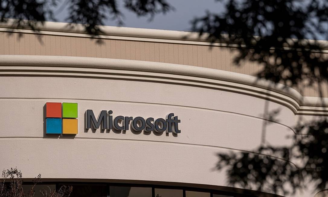 Microsoft: companhia trilionária Foto: David Paul Morris / Bloomberg